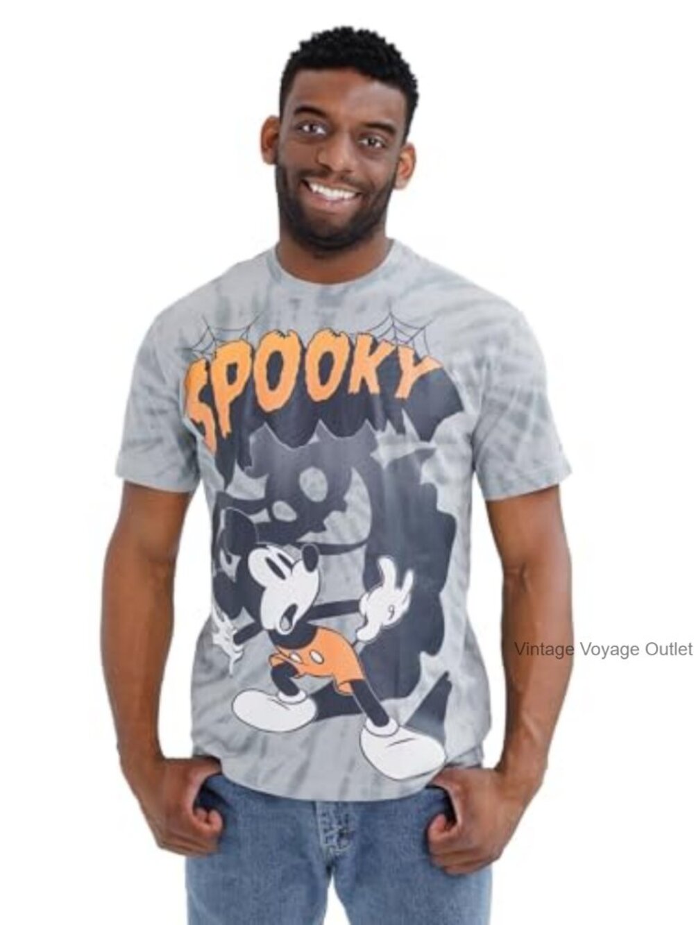 Mickey Mouse Graphic Short Sleeve Cotton Tee